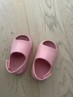Kids Pink Slip-On Sandals